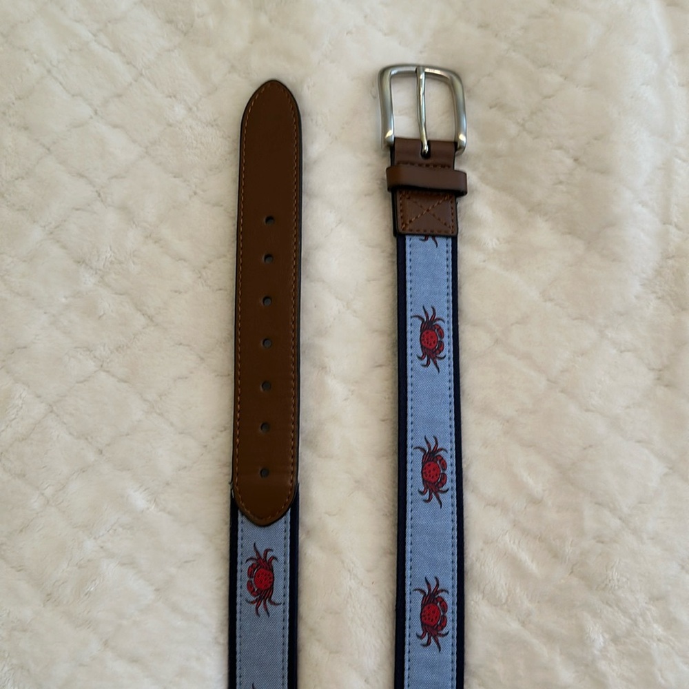 Boys Large Crab Belt Nautical 30-32
